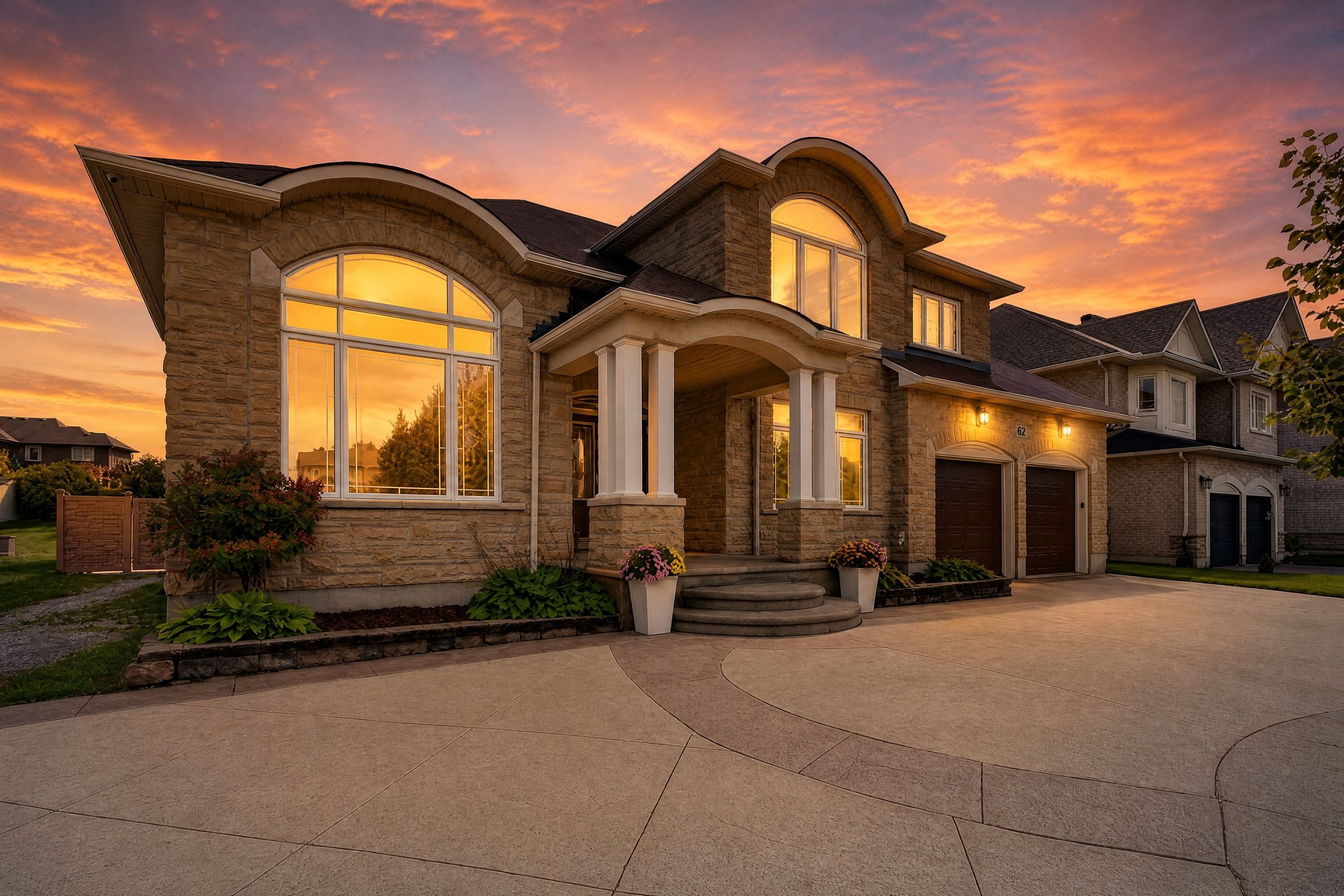 62 Tradewinds Drive at twilight
